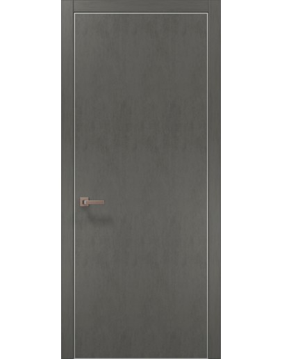 Двері міжкімнатні Папа Карло PLATO-01 бетон сірий