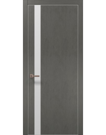 Двері міжкімнатні Папа Карло PLATO-04 бетон сірий