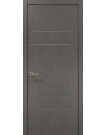 Двери межкомнатные Папа Карло PLATO-09 бетон серый