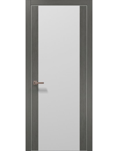 Двері міжкімнатні Папа Карло PLATO-14 бетон сірий