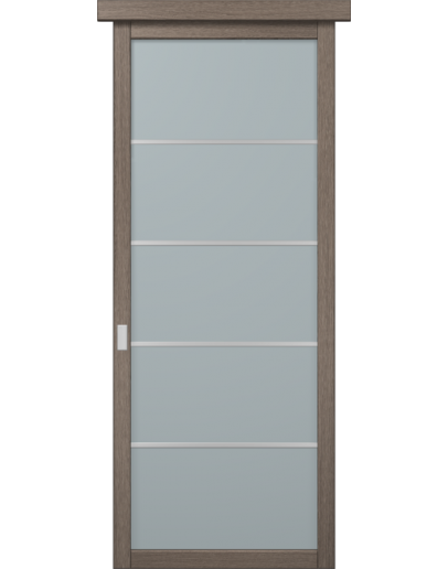 Двері розсувні Папа Карло Millenium ML-SL1 дуб сірий