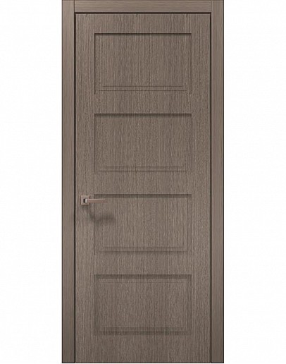 Двері міжкімнатні Папа Карло колекція STYLE ST-04 Дуб сірий, кромка ABC