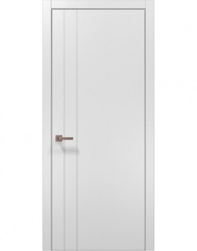 Двері міжкімнатні Папа Карло колекція Style ST-10 Білий матовий, кромка ABC