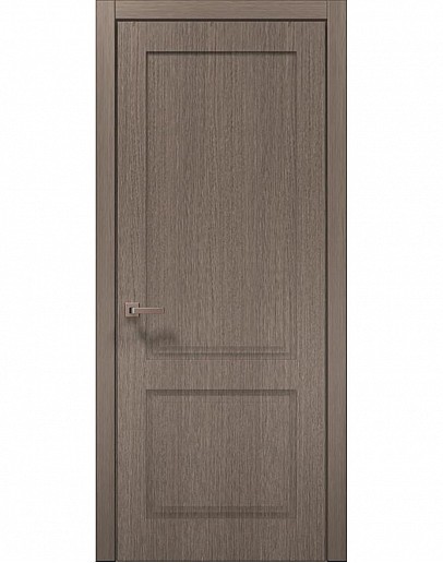 Двері міжкімнатні Папа Карло колекція STYLE ST-02 Дуб сірий, кромка ABC