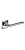 Ручка DND LP14-ZC Luce P 02 хром, на квадратній розетці Ручка DND LP14-ZC Luce P 02 хром, на квадратній розетці