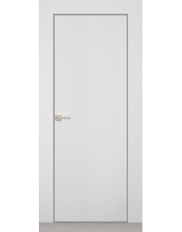 Двери скрытые Папа Карло Prime-AL INSIDE, кромка алюминий серый