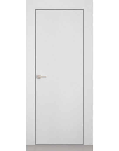 Двери скрытые Папа Карло Prime-AL, кромка алюминий серый