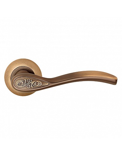 Дверна ручка МВМ Z-1313 MIRA матова бронза, на круглій розетці