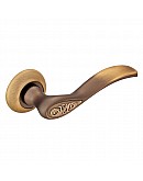 Дверна ручка МВМ Z-1313 MIRA матова бронза, на круглій розетці