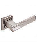 Дверная ручка МВМ Z-1320/Е20 QOOB SLIM черный никель/матовый черный никель, на квадратной розетке