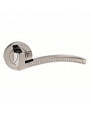 Дверна ручка ORO-ORO (Оро-Оро) 105CR-16Е Azore хром/swarovski, на круглій розетці
