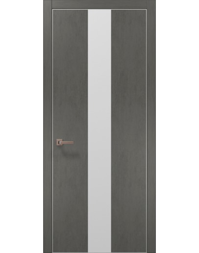 Двері міжкімнатні Папа Карло PLATO-06 бетон сірий