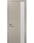 Двері міжкімнатні Папа Карло колекція PLATO PL-05 Дуб кремовий, кромка алюміній