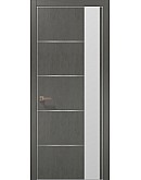 Двері міжкімнатні Папа Карло колекція PLATO PL-11 Бетон сірий