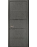 Двери межкомнатные Папа Карло коллекция PLATO PL-02 Бетон серый