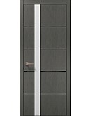 Двері міжкімнатні Папа Карло колекція PLATO PL-12 Бетон сірий, кромка алюміній