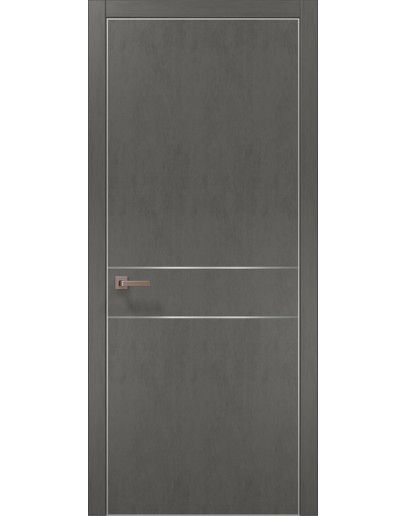 Двери межкомнатные Папа Карло PLATO-07 бетон серый