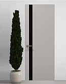 Двери скрытые Папа Карло PL-04 Светло серый супермат, кромка АВС