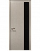 Двері міжкімнатні Папа Карло колекція PLATO PL-05 Дуб кремовий, кромка алюміній