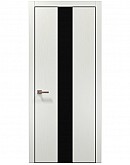 Двері міжкімнатні Папа Карло колекція PLATO PL-06 Ясен білий, кромка алюміній