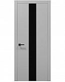 Двері міжкімнатні Папа Карло колекція PLATO PL-06 Ясен білий, кромка алюміній