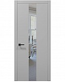 Двері міжкімнатні Папа Карло колекція PLATO PL-06 Ясен білий, кромка алюміній