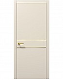 Двері міжкімнатні Папа Карло колекція PLATO PL-07 Кремовий матовий