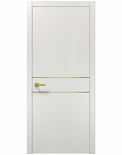 Двері міжкімнатні Папа Карло колекція PLATO PL-07 Ясен білий, кромка АВСЧ