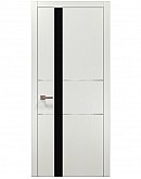 Двері міжкімнатні Папа Карло колекція PLATO PL-08 Ясен білий, кромка алюміній