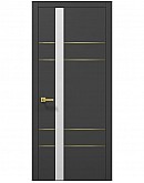 Двері міжкімнатні Папа Карло колекція PLATO PL-10 Темно сірий супермат