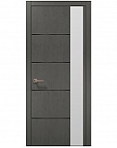Двері міжкімнатні Папа Карло колекція PLATO PL-11 Бетон сірий