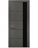 Двері міжкімнатні Папа Карло колекція PLATO PL-11 Бетон сірий