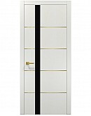 Двері міжкімнатні Папа Карло колекція PLATO PL-12 Ясен білий, кромка АВСЧ