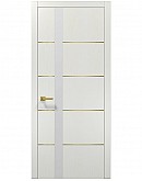 Двері міжкімнатні Папа Карло колекція PLATO PL-12 Ясен білий, кромка АВСЧ