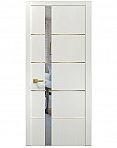 Двері міжкімнатні Папа Карло колекція PLATO PL-12 Ясен білий, кромка АВСЧ