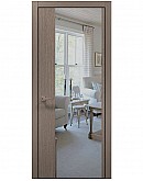 Двері міжкімнатні Папа Карло колекція PLATO PL-13 Дуб сірий, кромка алюміній