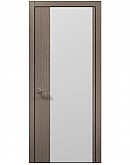Двері міжкімнатні Папа Карло колекція PLATO PL-13 Дуб сірий, кромка алюміній