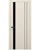 Двери межкомнатные Папа Карло коллекция PLATO PL-22 Кремовый матовый, торец ABS