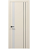Двери межкомнатные Папа Карло коллекция PLATO PL-22 Кремовый матовый, торец ABS