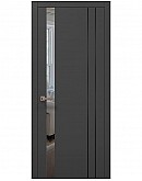 Двері міжкімнатні Папа Карло колекція PLATO PL-22 Темно сірий супермат, кромка ABC
