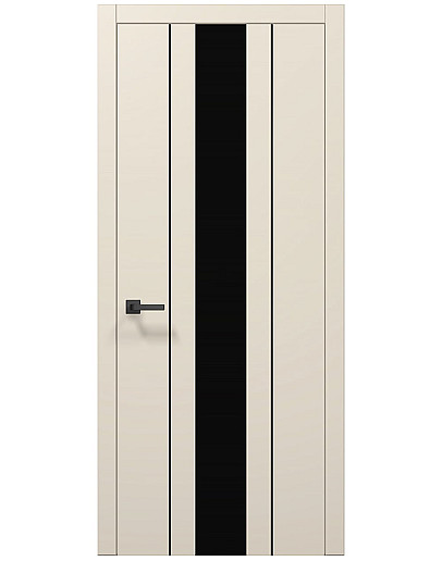 Двери межкомнатные Папа Карло коллекция PLATO PL-29 Кремовый матовый, торец ABS