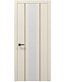 Двери межкомнатные Папа Карло коллекция PLATO PL-29 Кремовый матовый, торец ABS