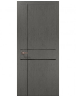 Двери межкомнатные Папа Карло PL-30 ABC бетон серый