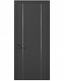 Двері міжкімнатні Папа Карло колекція PLATO PL-32 Темно сірий супермат, кромка ABCЧ
