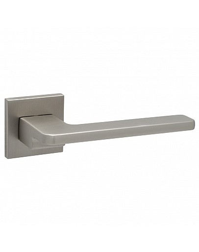 Дверна ручка Safita (Сафіта) 69644 HEAVY HS LT MSN матовий сатин нікель, на квадратній розетці