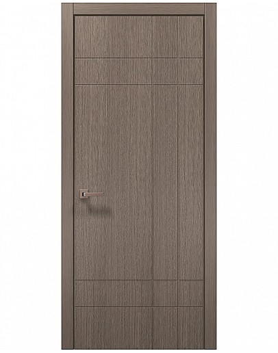 Двері міжкімнатні Папа Карло колекція STYLE ST-19 Дуб сірий, кромка ABC