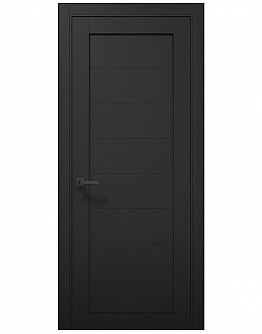 Двери Папа Карло TETRA T-04 Черный матовый